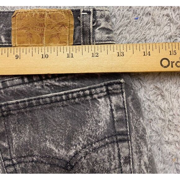 Levi's 501 Adult 27x32 Gray Stone‎ Wash Button Fly American Workwear Mens - Picture 10 of 12